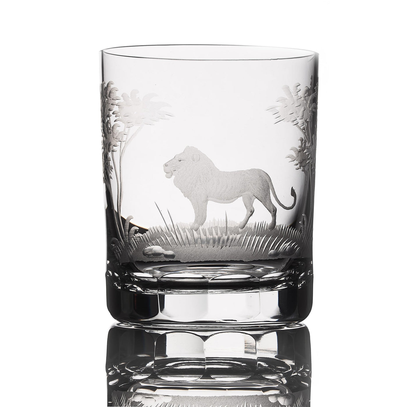 African Glass Old Fashion - Lion
