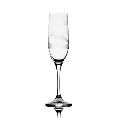 American Champagne Glass - Fox