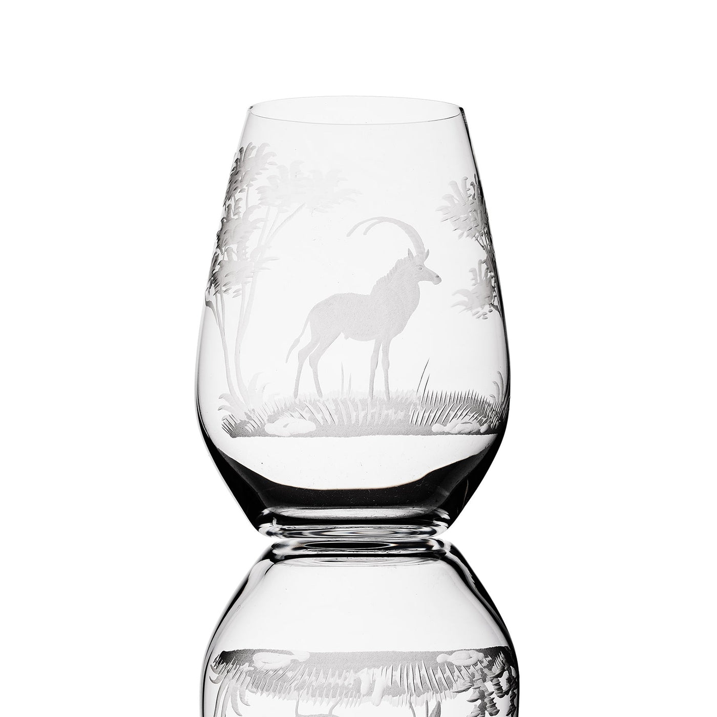 African Stemless Wine Glass - Sable