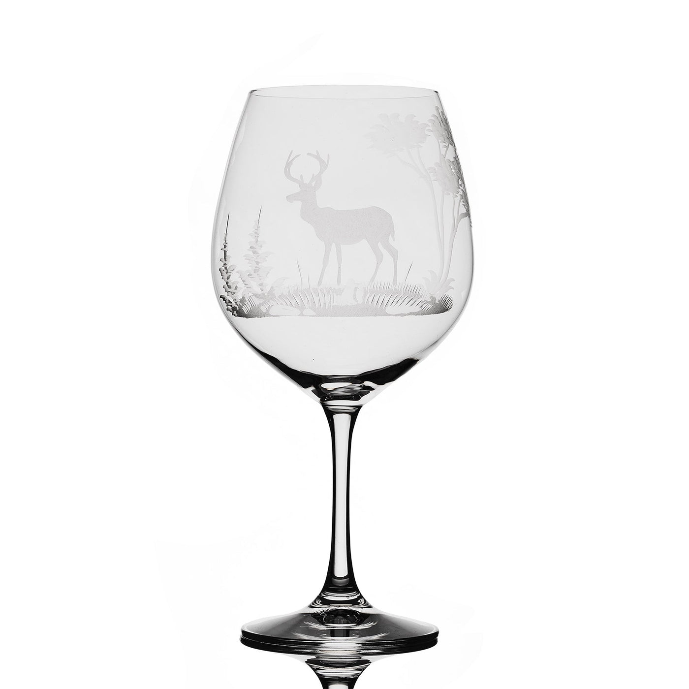 American Burgundy Glass - White Tail