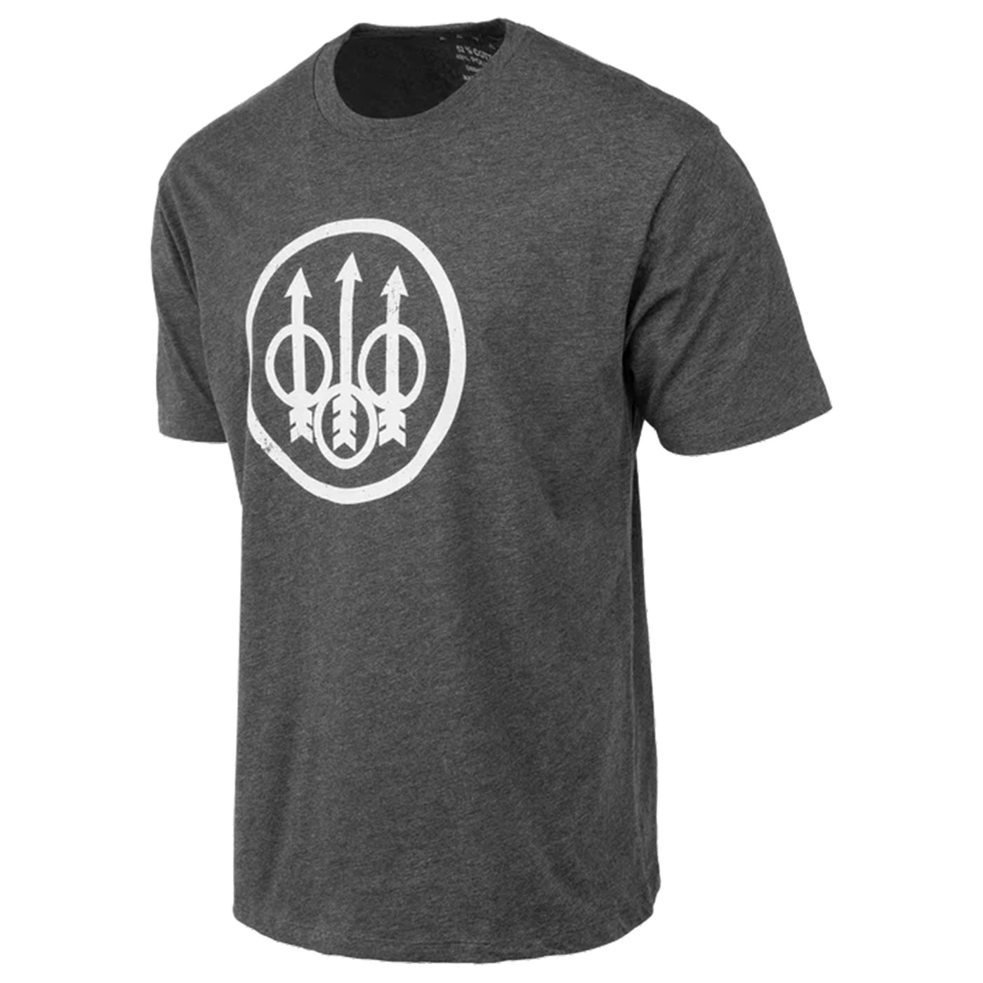 Trident Logo Short Sleeve T-shirt - Charcoal