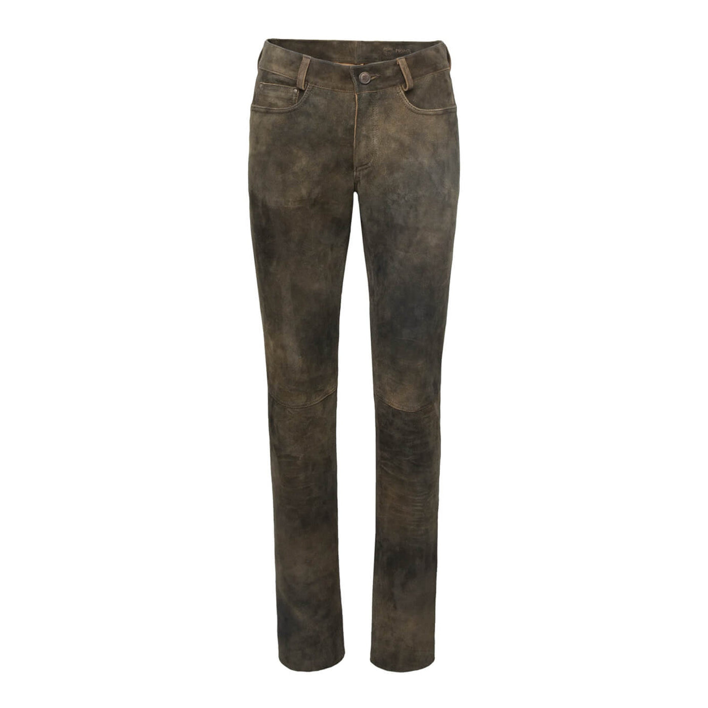 Romeo Goat Leather Trousers - Acacia