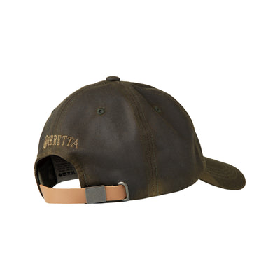 Waxed Patch Baseball Hat - Green Olive