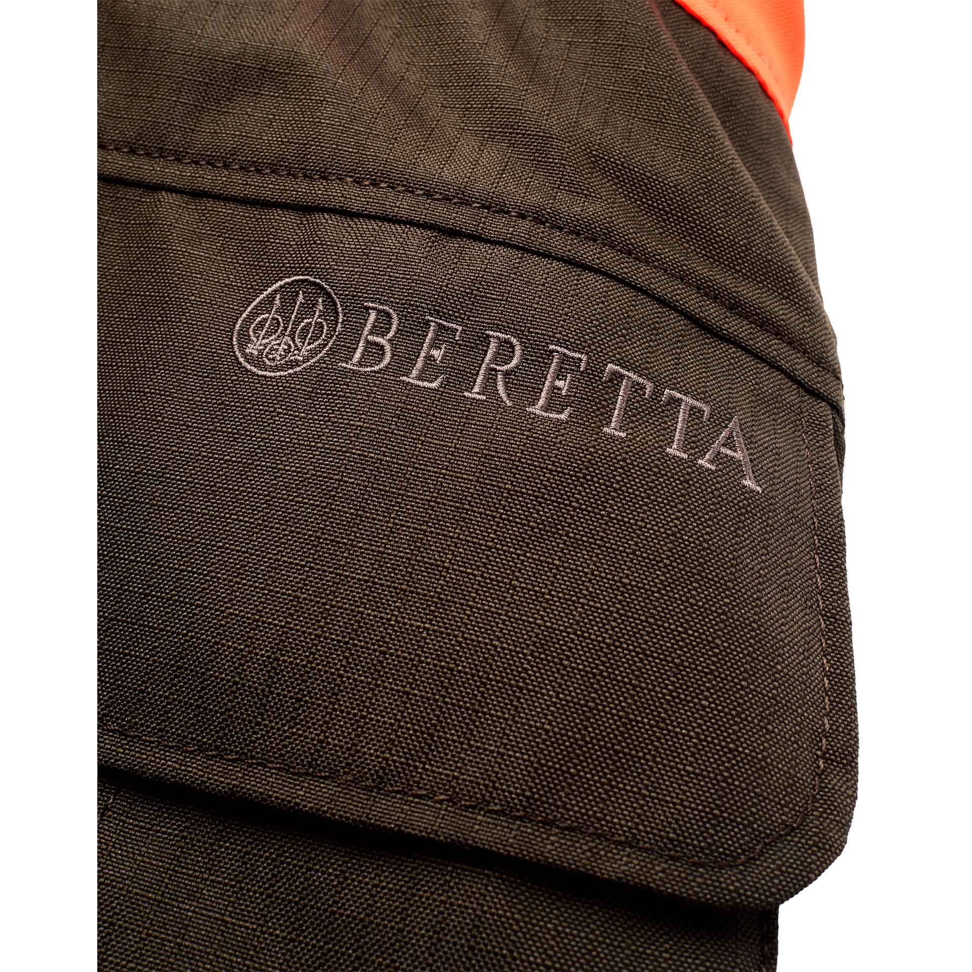 Command Pro Vest - Brown Bark & Orange