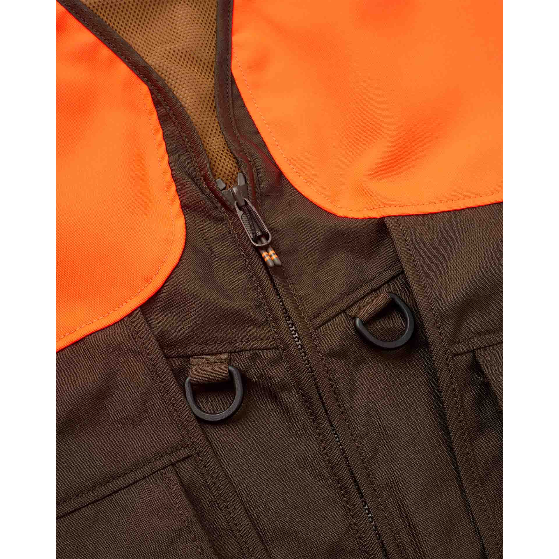 Command Pro Vest - Brown Bark & Orange