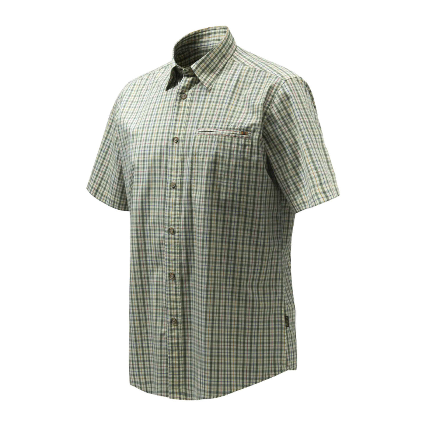 Trail Short Sleeves Shirt - Green Check