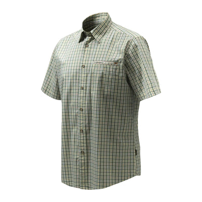 Trail Short Sleeves Shirt - Green Check