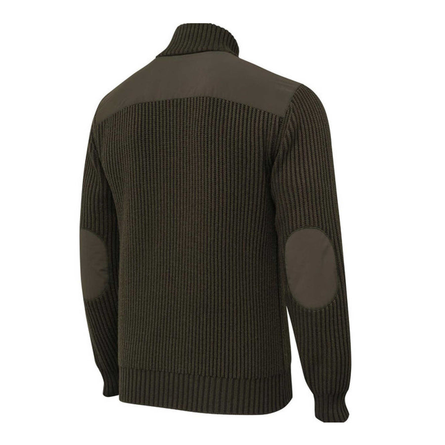 Dover Half Zip Tech Sweater - Moss & Brown Bark | Beretta Gallery USA