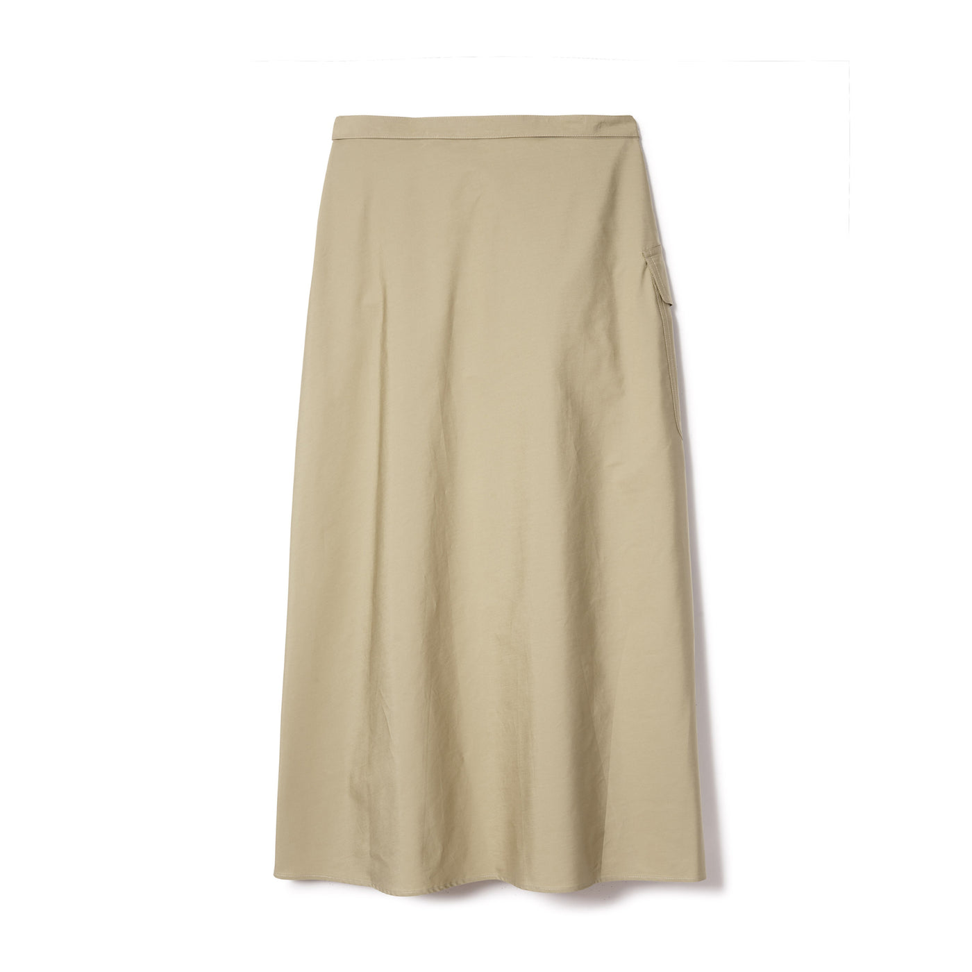 Women's Military One Pocket Skirt - Beige Tan