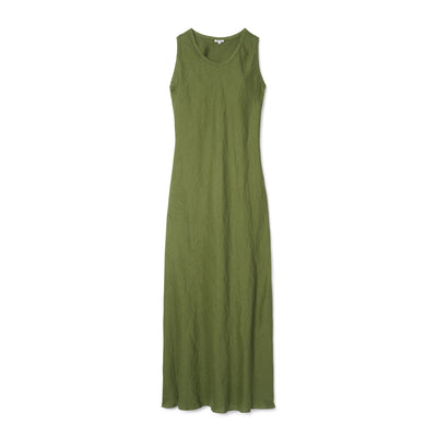 Women's Linen Dress - Verde