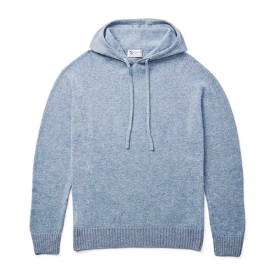 men's denim hoodie