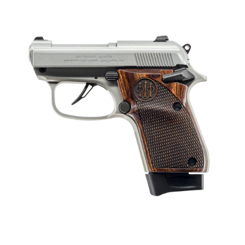Beretta 30X Tomcat 32ACP Inox Wood Grips 8 Shot Pistol