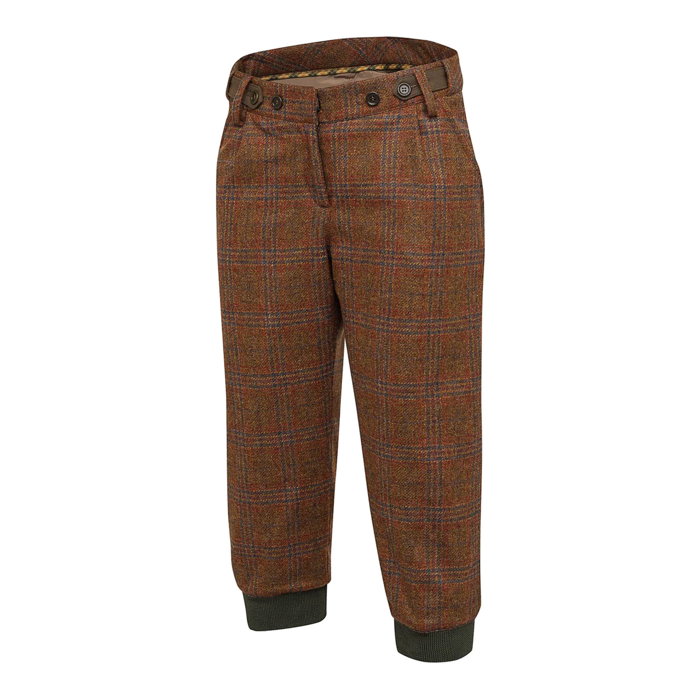 Women's St James Breeks - Brown & Blue Check