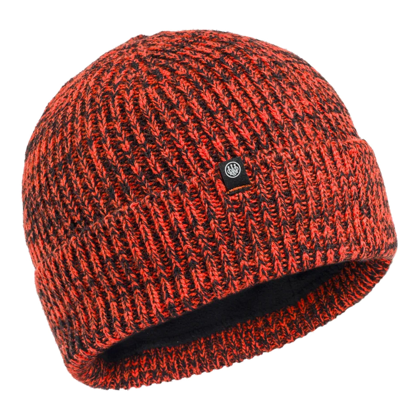 Marten Beanie - Black & Orange