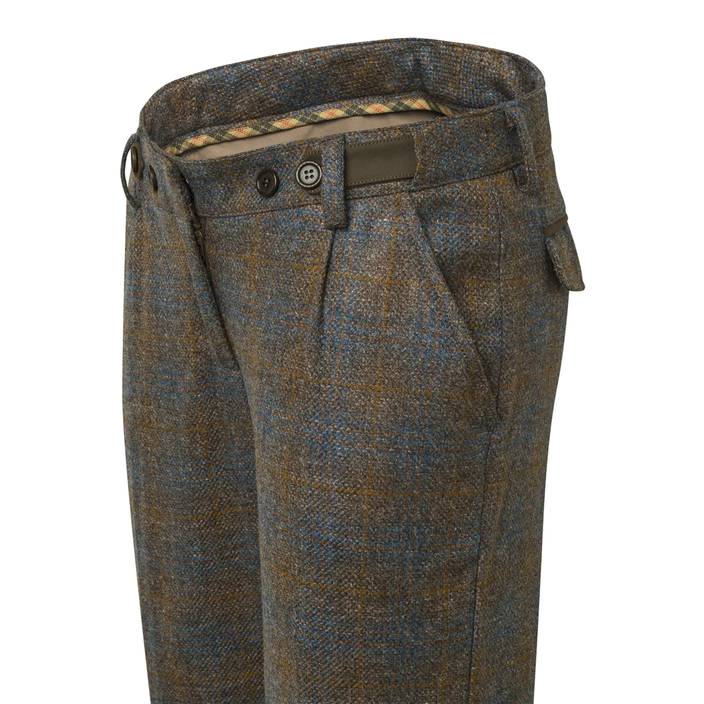 Women's St James Breeks - Brown & Celeste Check