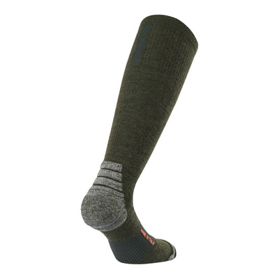 Merino Performance Long Socks - Green Moss