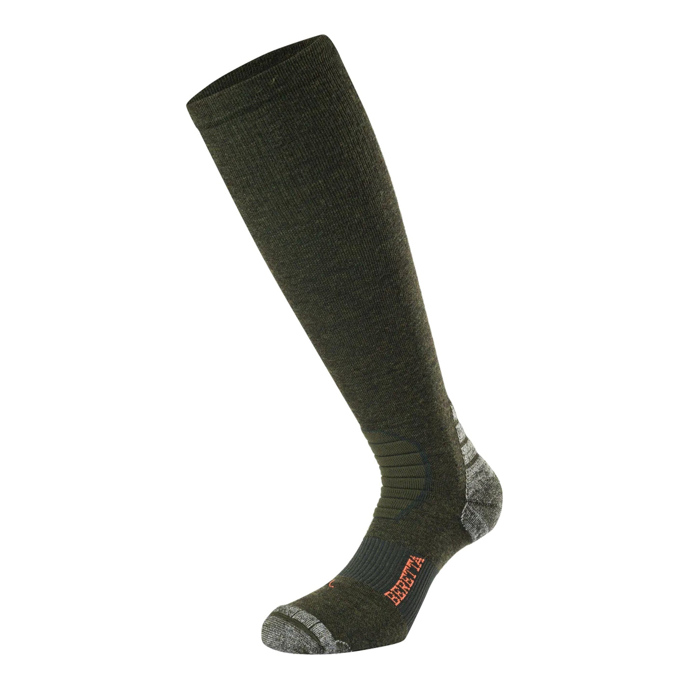 Merino Performance Long Socks - Green Moss