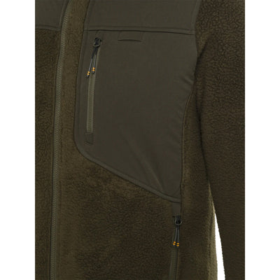 Halifax Sherpa Fleece Jacket - Green Moss