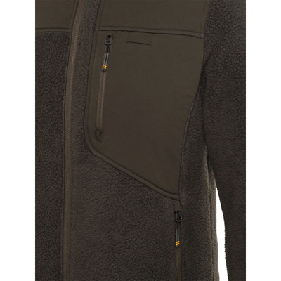 Halifax Sherpa Fleece Jacket - Brown Bark