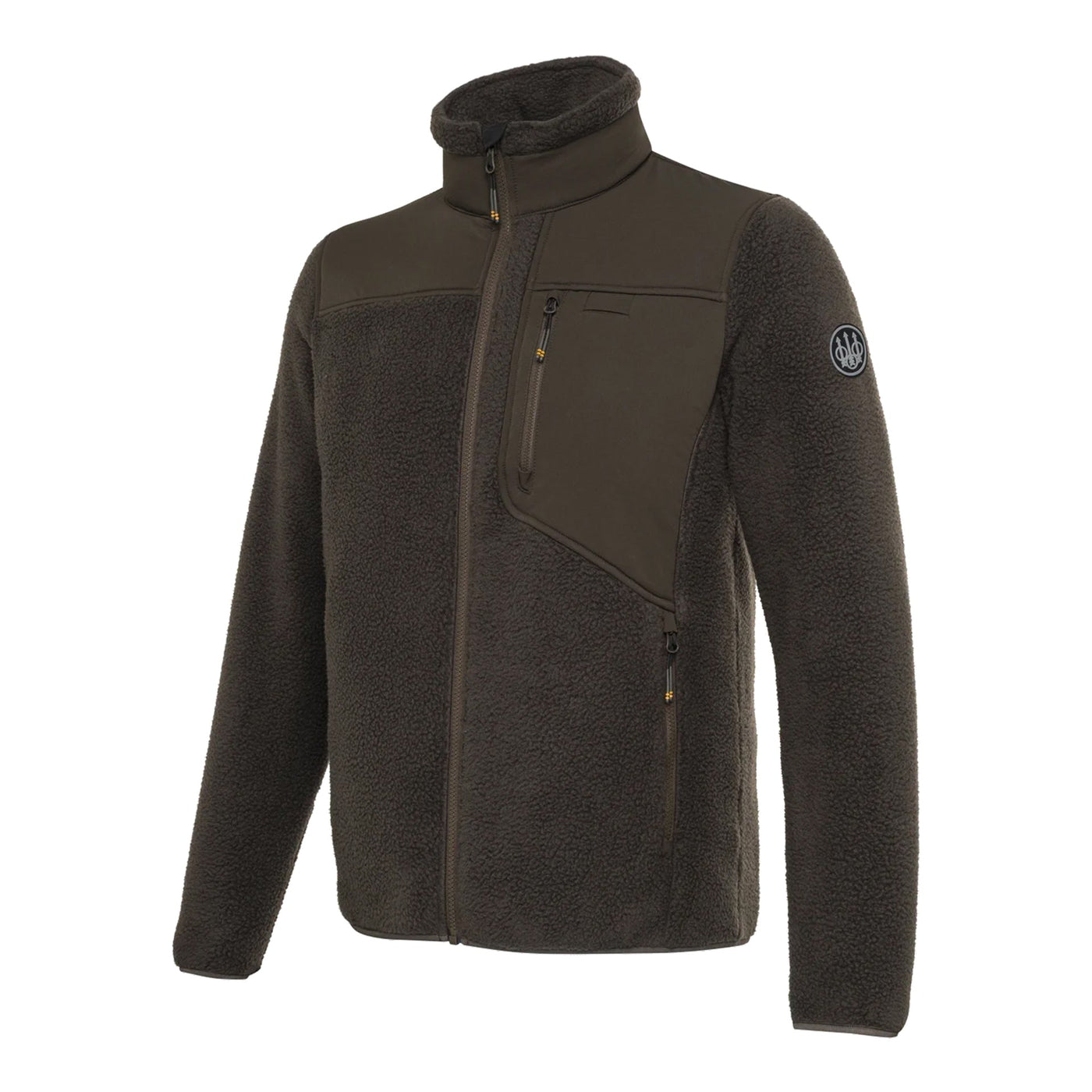 Halifax Sherpa Fleece Jacket - Brown Bark