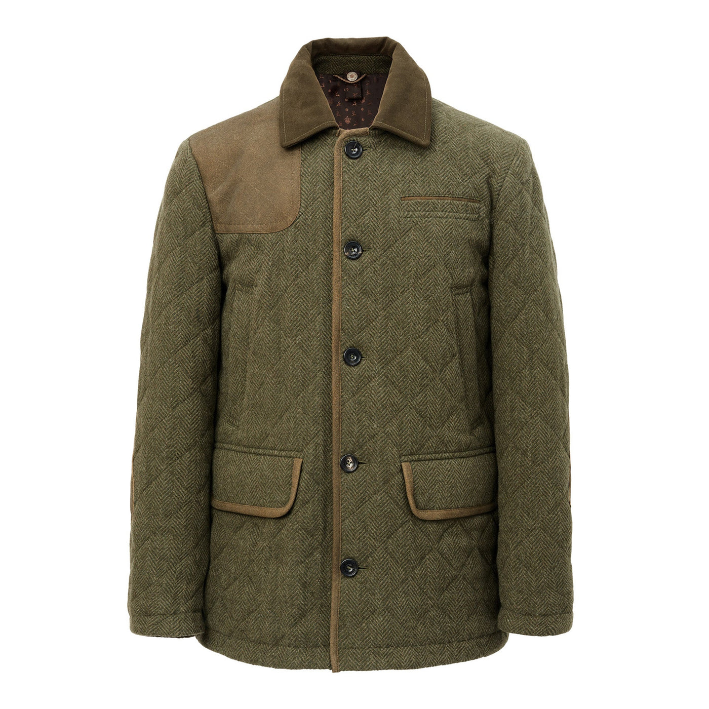 Wolkersdorf Quilted Loden Jacket - Moss