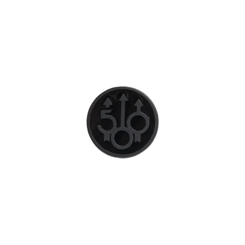 500 Years Pin - Black & Gunmetal