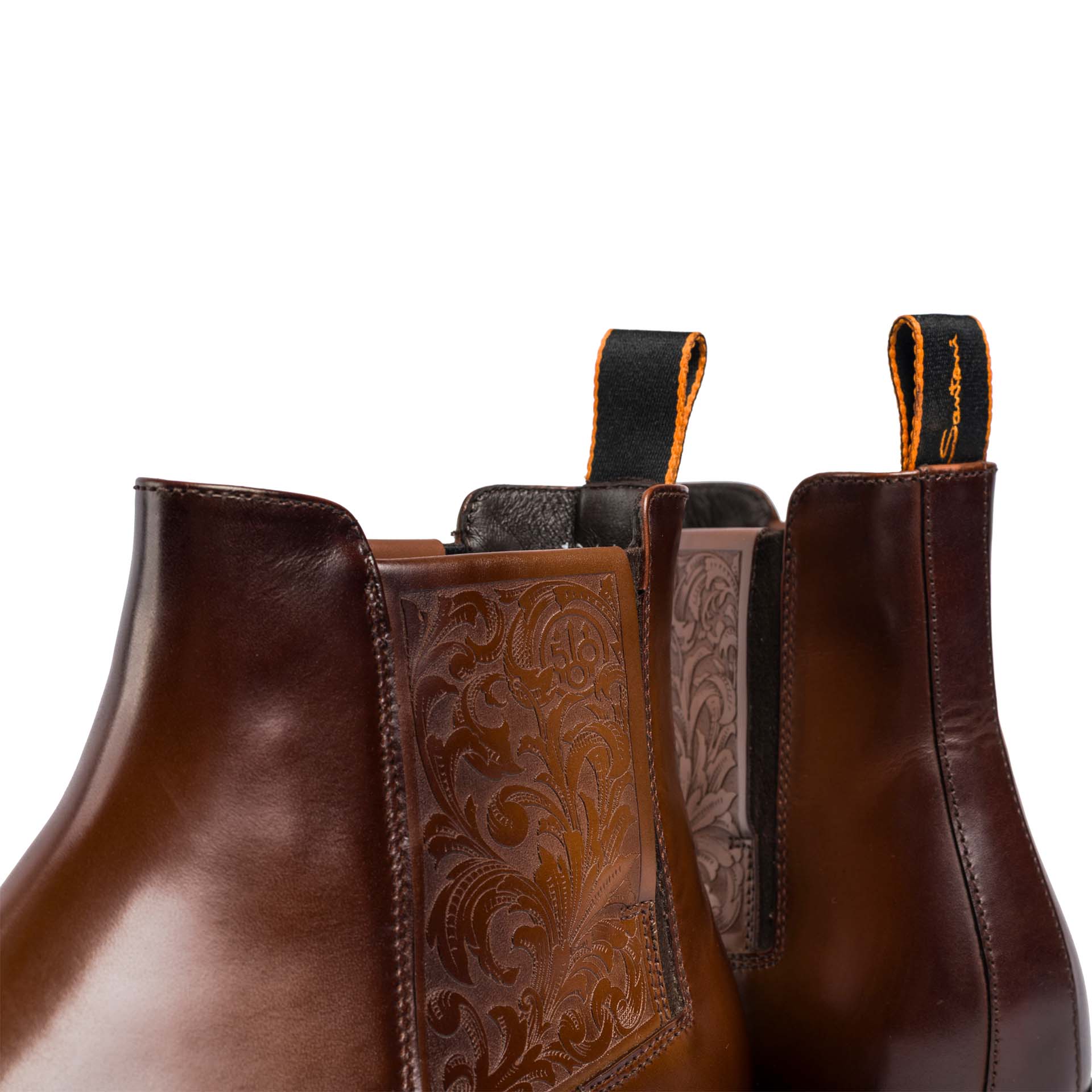 Beretta × Santoni 500 Years Chelsea Boots - Dark Brown