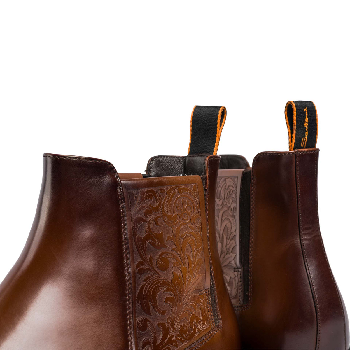 Beretta × Santoni 500 Years Chelsea Boots - Dark Brown
