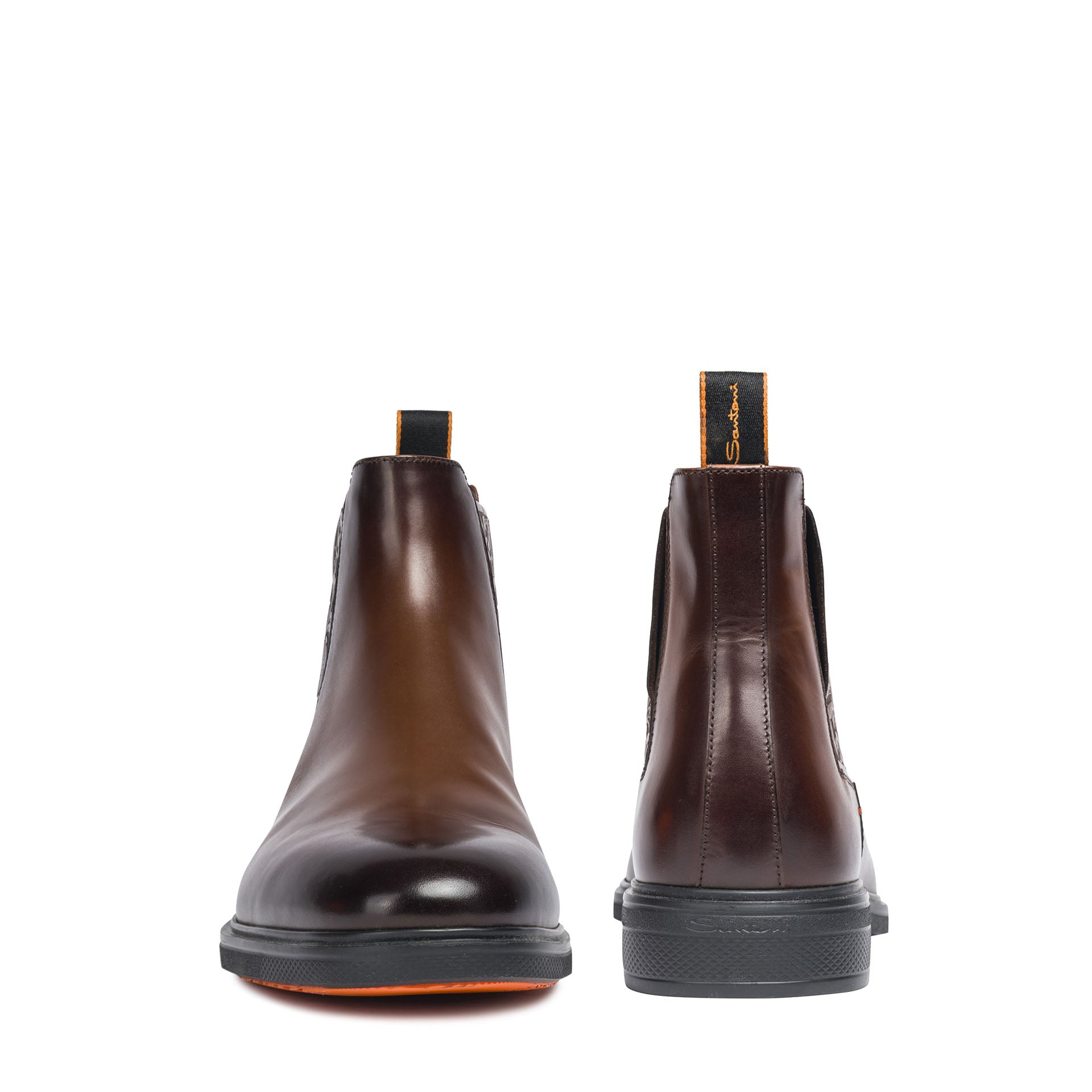 Beretta × Santoni 500 Years Chelsea Boots - Dark Brown
