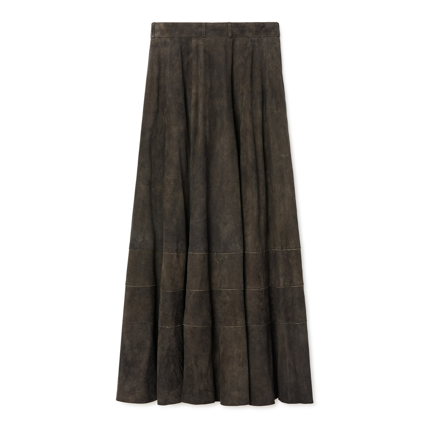 Women's Zelda Rock Suede Skirt - Brown