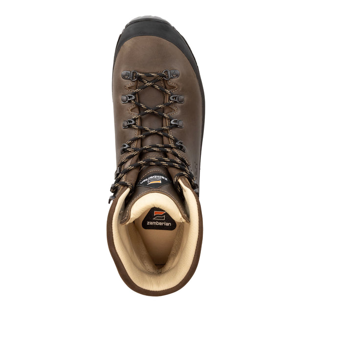 Zamberlan Guide Max GTX RR Waterproof Hiking Boots in Dark Brown display picture 2