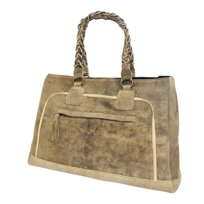 Chelsea Deer Leather Bag - Glacier