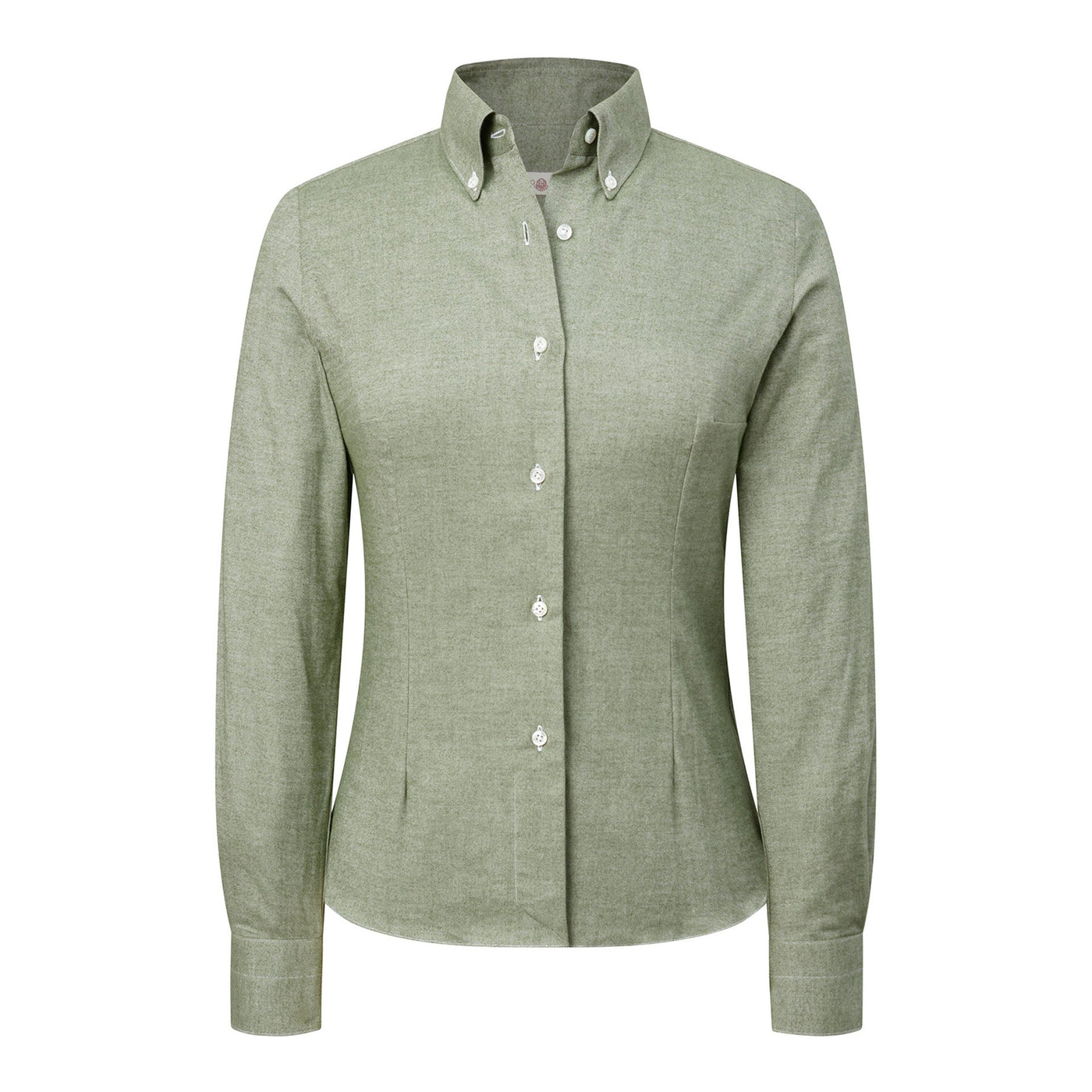 Women's Open Collar Shirt - Sage