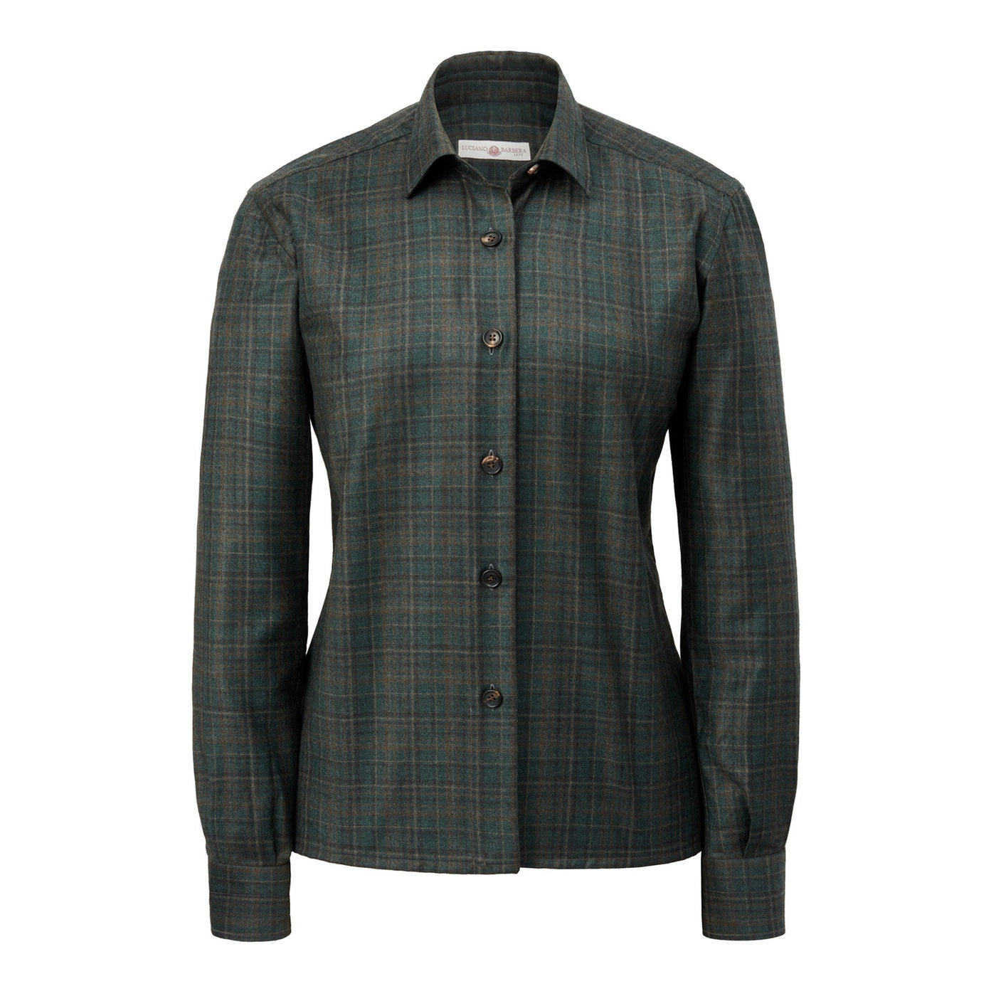 Women's Overshirt - Green Plaid