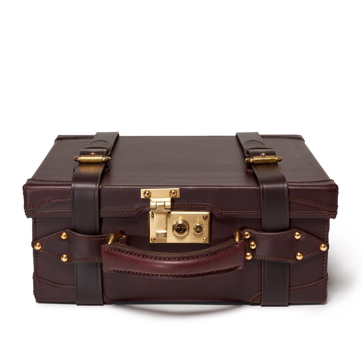 Alcan Leather Cartridge Box - Brown