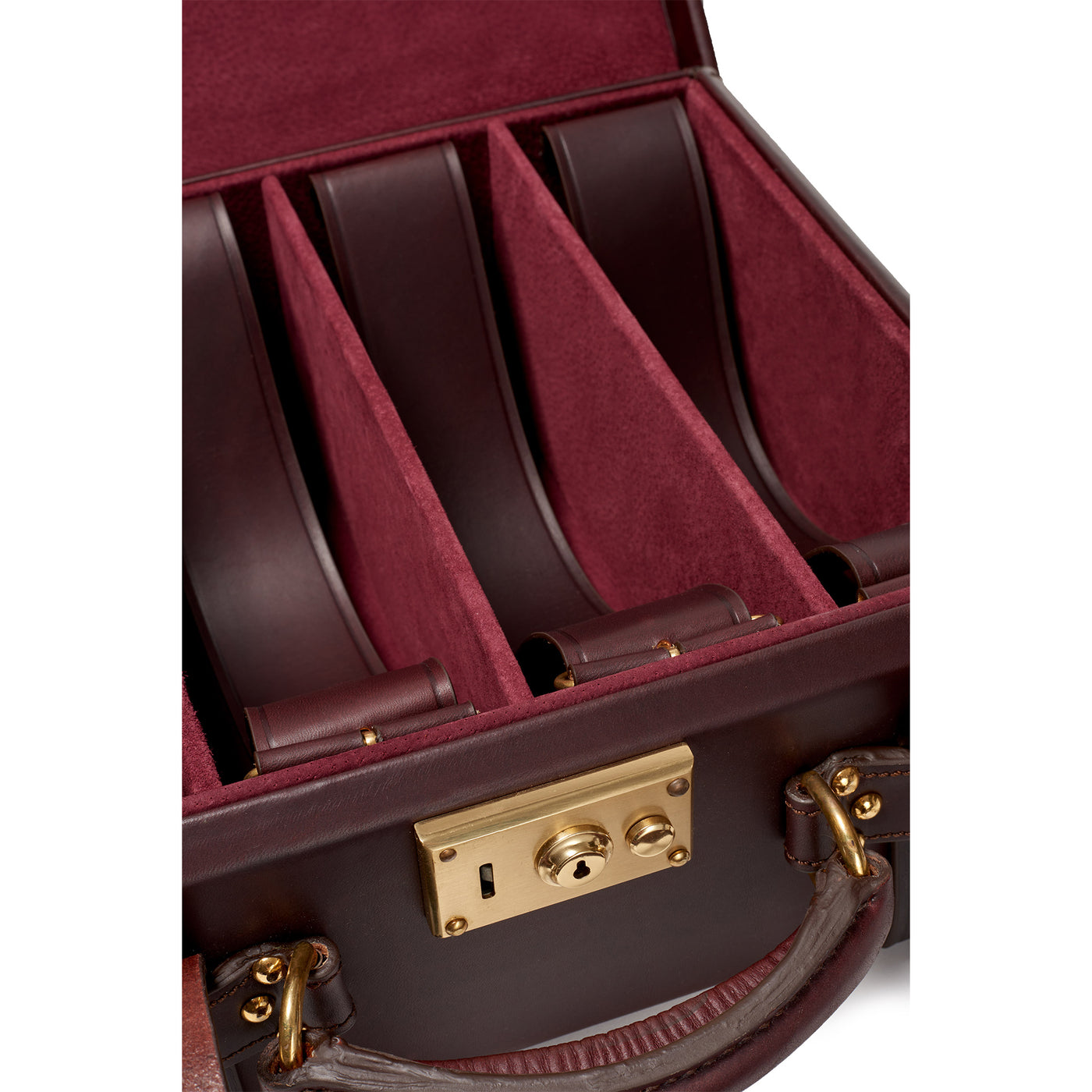 Alcan Leather Cartridge Box - Brown