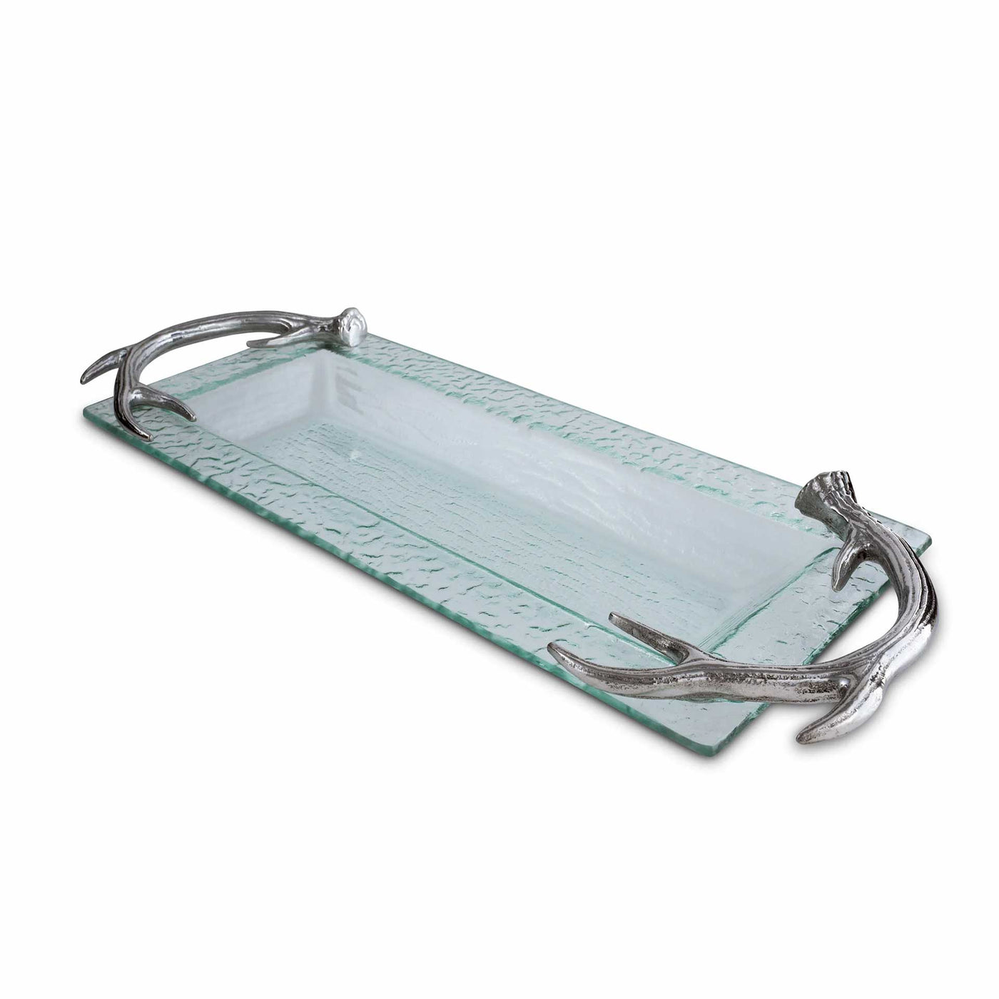 Antler Oblong Glass Tray