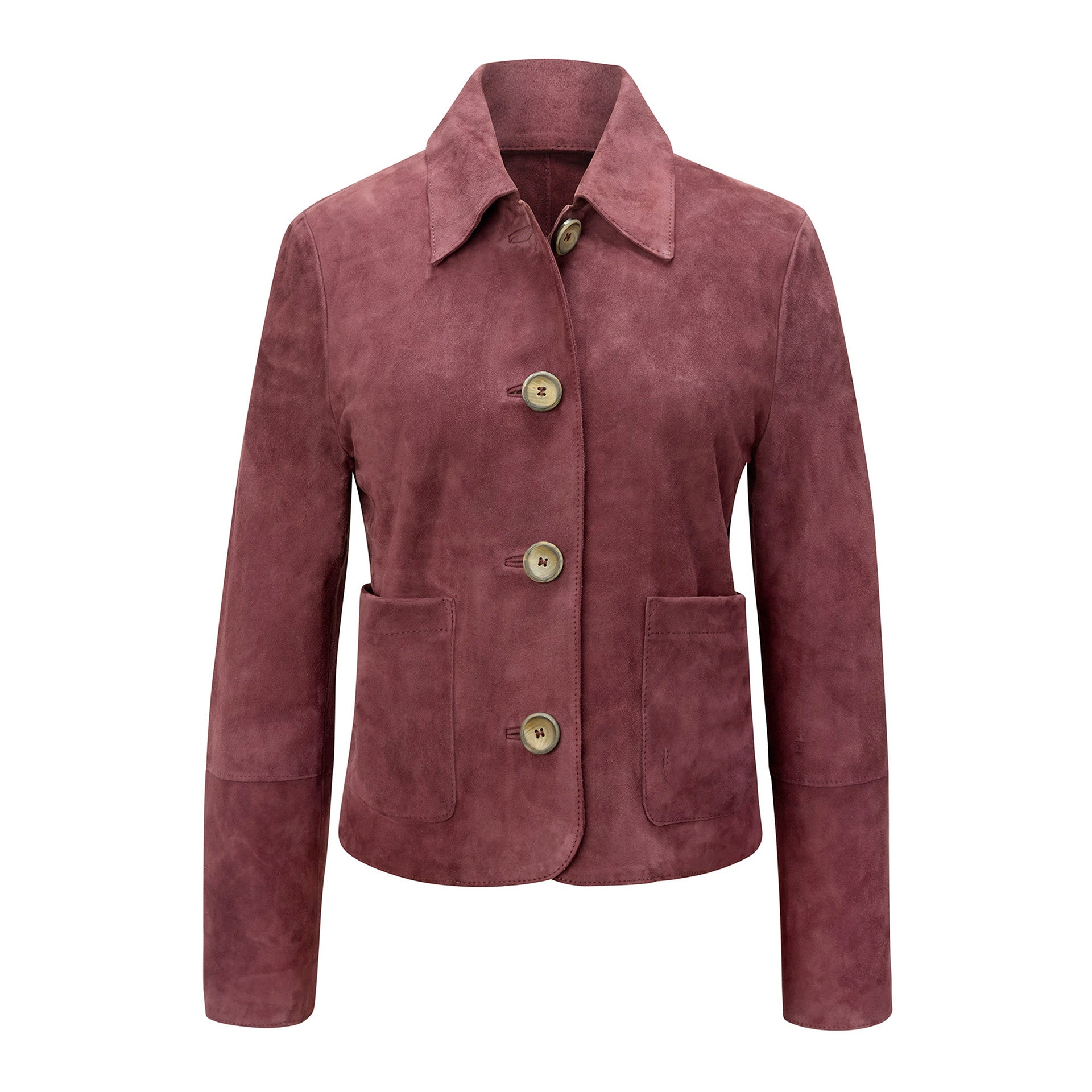 Women's Riviera Leather Jacket - Dark Cherry
