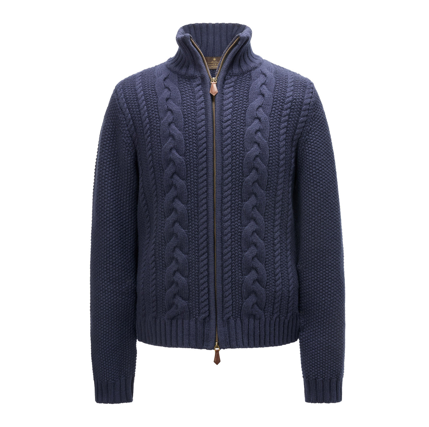 Davide Full Zip Cardigan - Navy