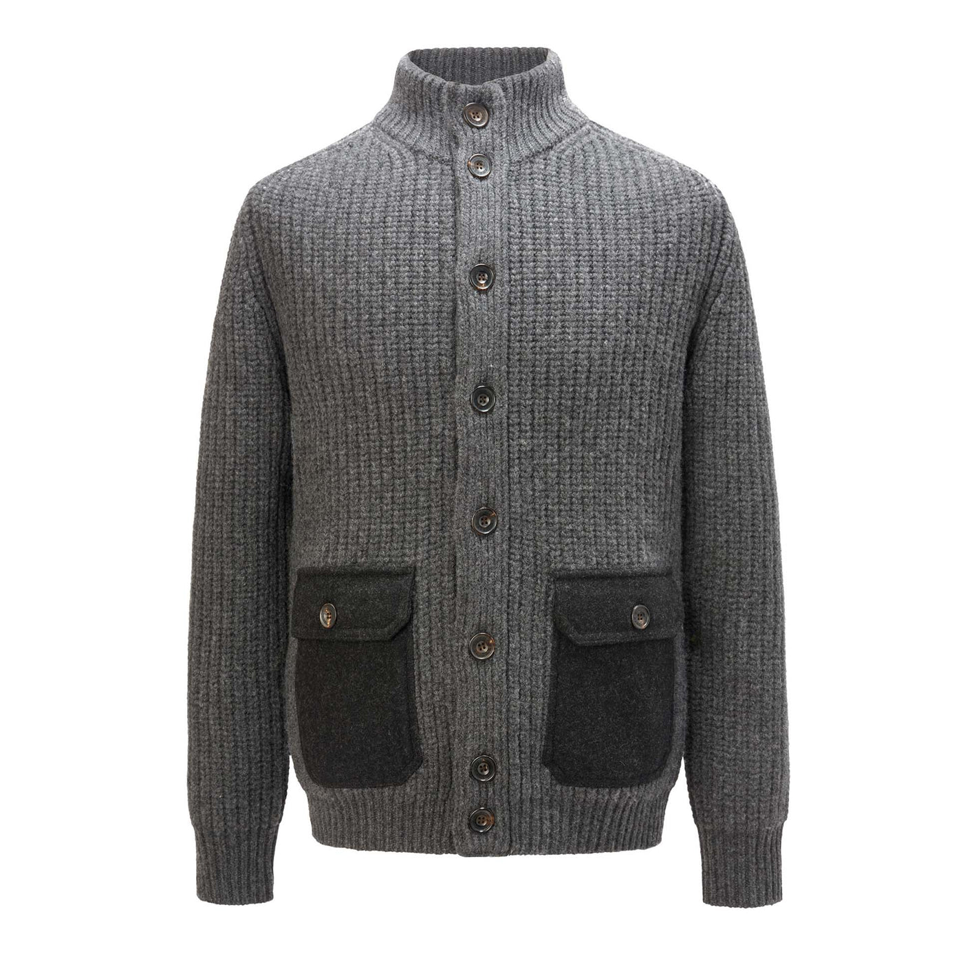 Aurelio Cardigan Sweater - Charcoal