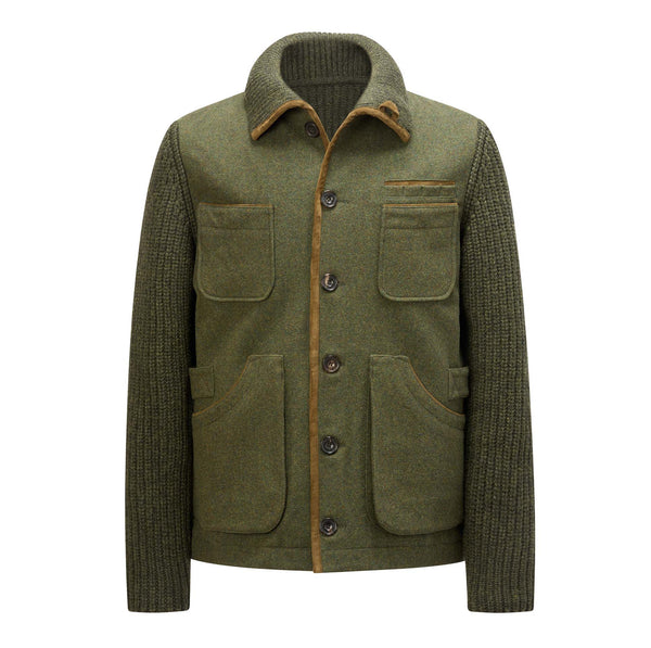 Liemberg Sweater Jacket - Dark Green