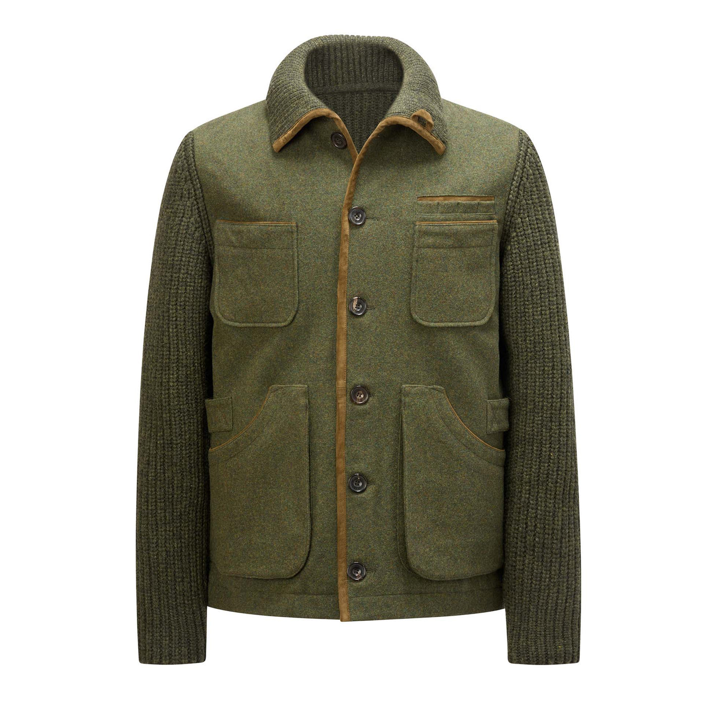 Liemberg Sweater Jacket - Dark Green
