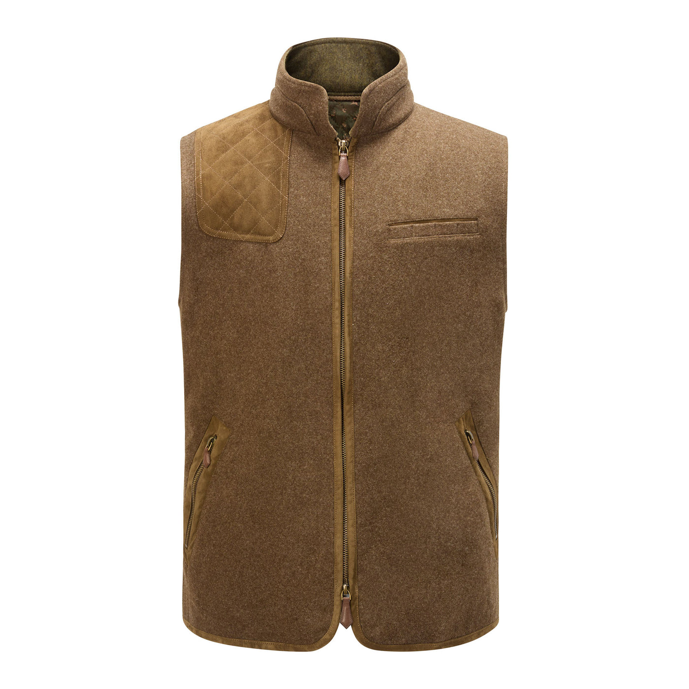 Drasing Loden Unlined Vest - Mud