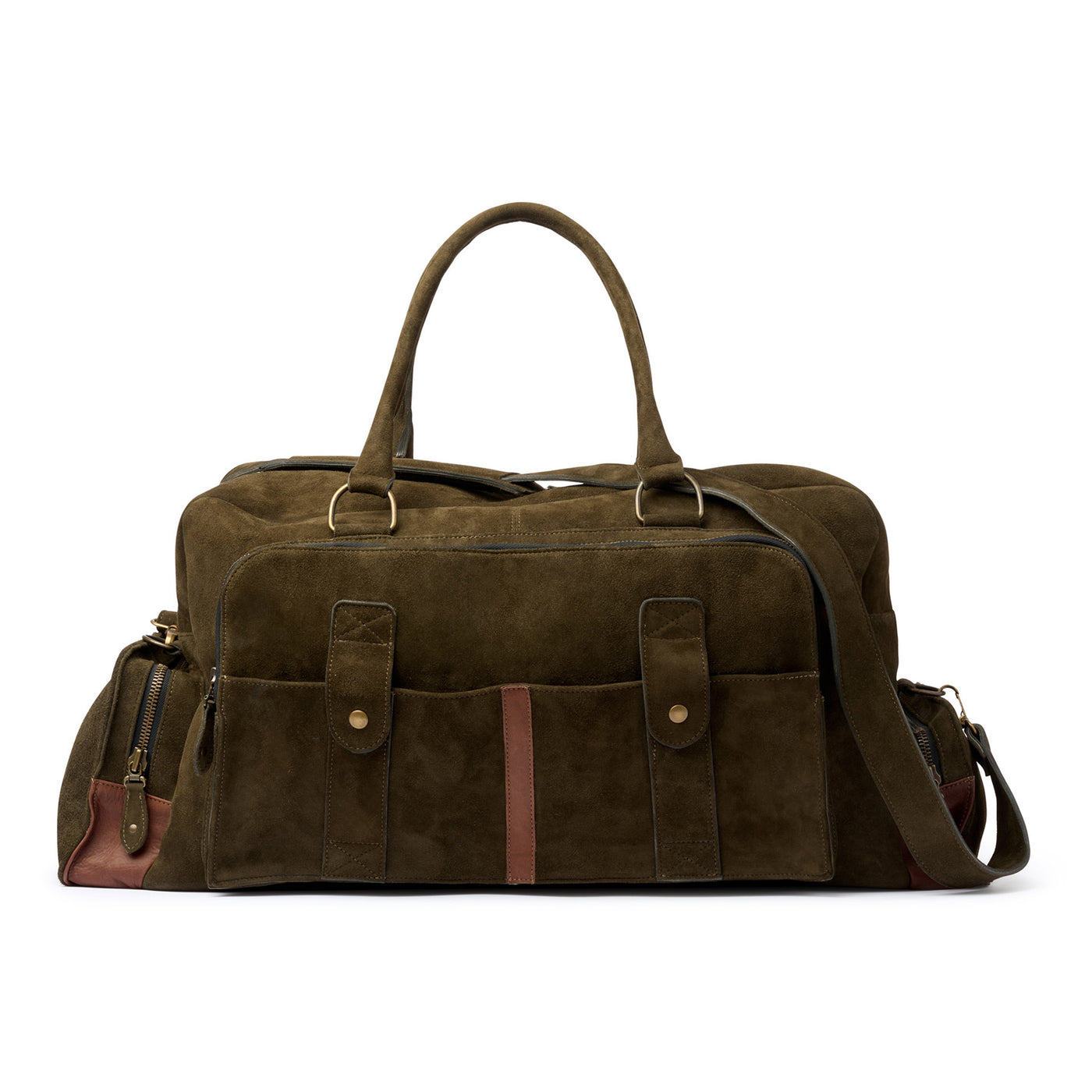 Suede Camper Bag - Green