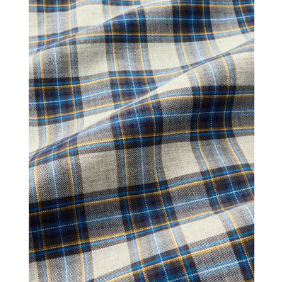 Flannel Luc Due Western Dress Shirt - Gray Multi Check