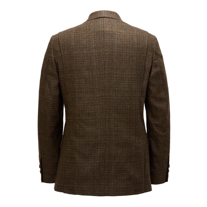 St. James Tweed Jacket in Green Rust Check by Beretta Gallery