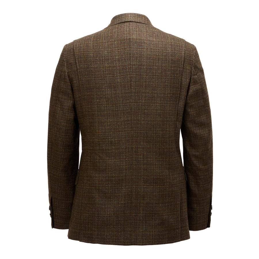 Beretta Gallery St. James Tweed Jacket - Green & Rust Check For