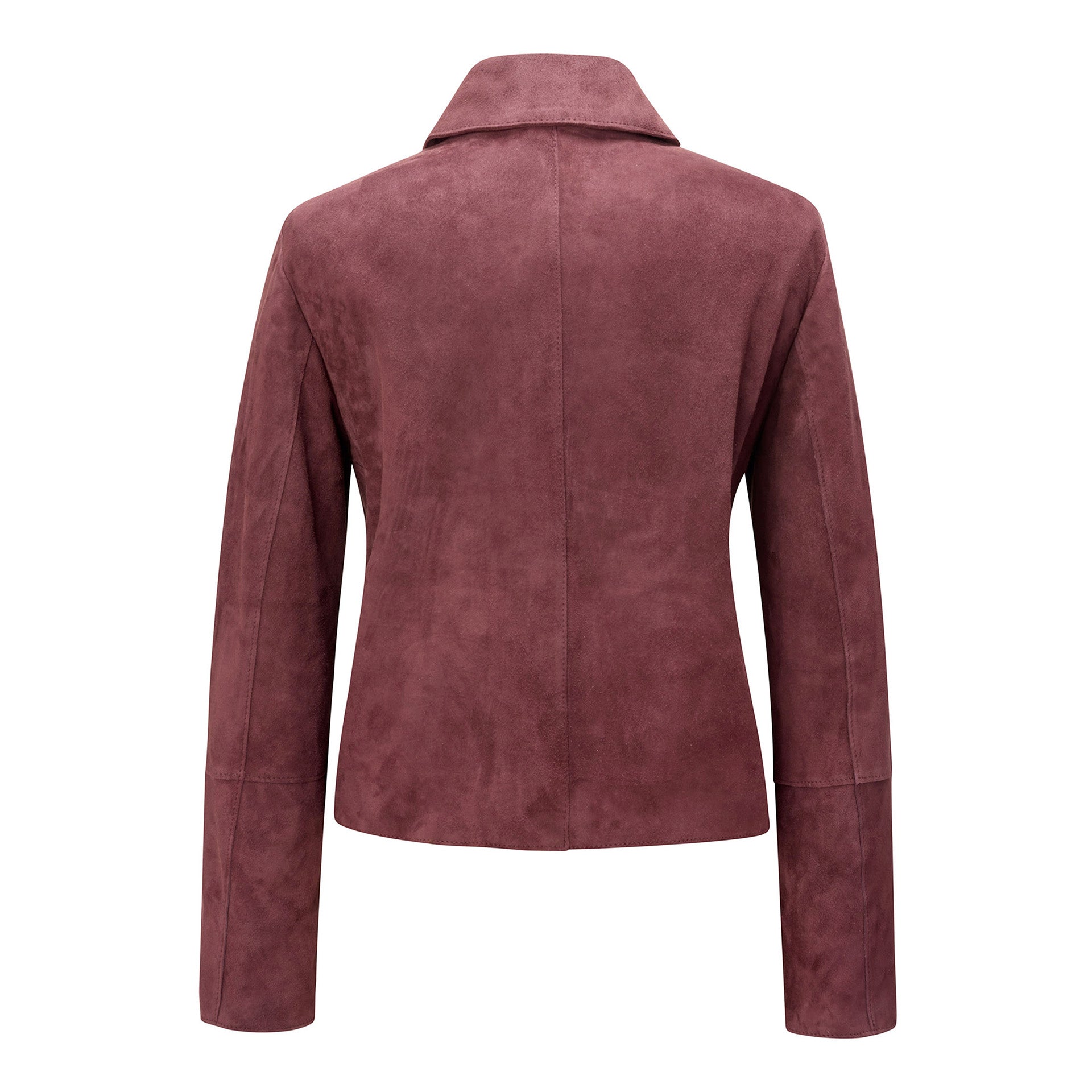 Women's Riviera Leather Jacket - Dark Cherry