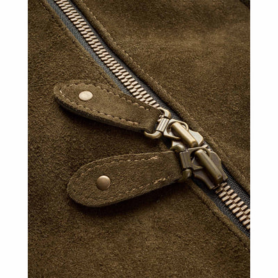 Suede Camper Bag - Green