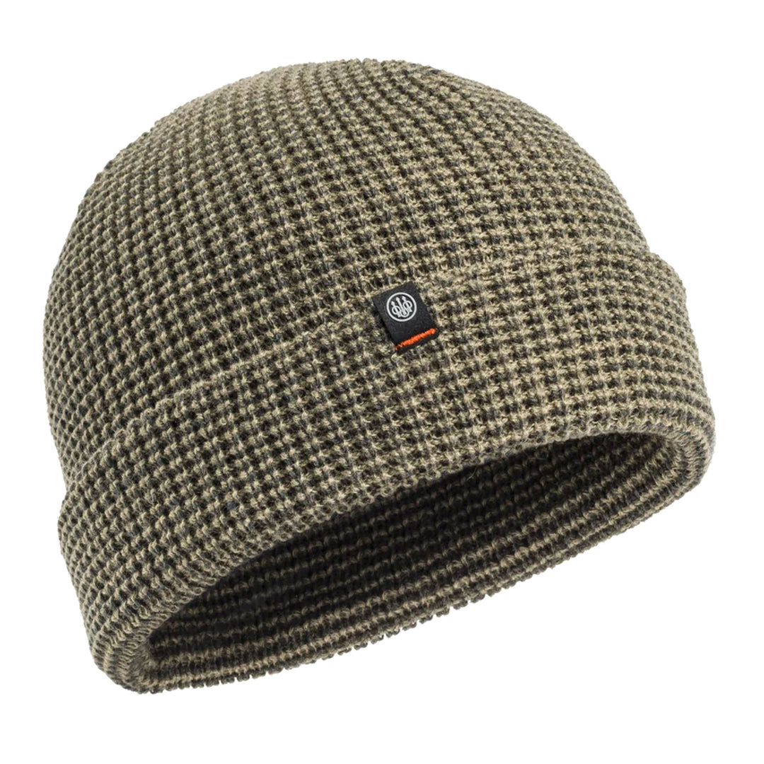 Beretta Shore Beanie in Green Stone Bark Polylana Sustainable